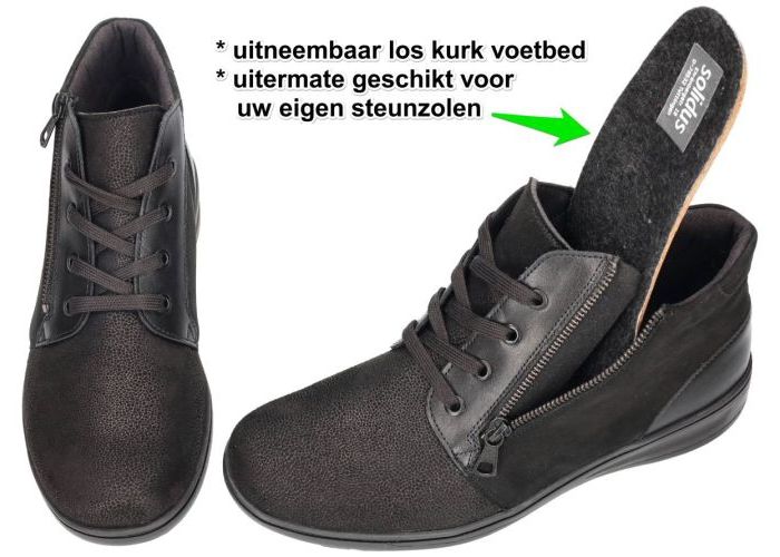 Solidus 29512-01267 KATE bottines zwart