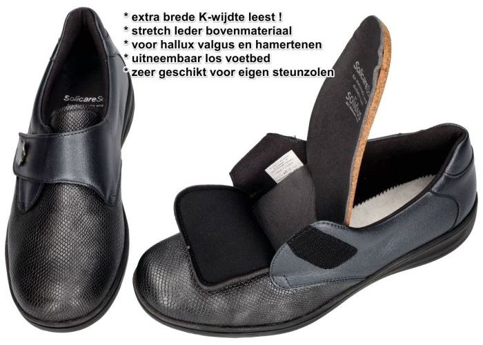 Solidus 29506-20980 KATE (K) lage gesloten schoenen antraciet grijs