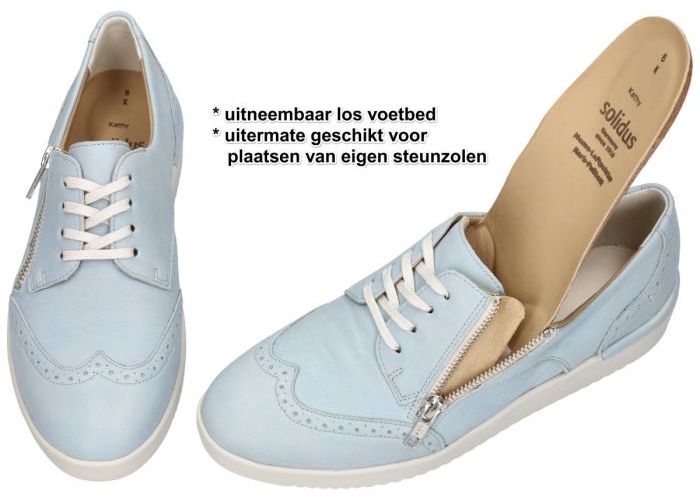 Solidus 51002-80792 KATHY 002 (K) lage gesloten schoenen blauw licht