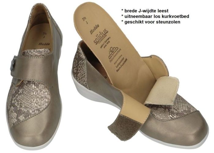 Solidus 26428-40330 HEDDA (J) lage gesloten schoenen brons