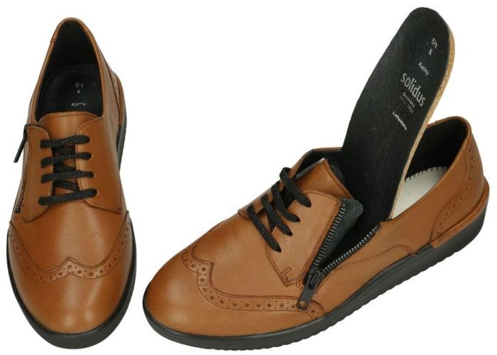 Solidus 51002-30337 KATHY (K) lage gesloten schoenen cognac/caramel