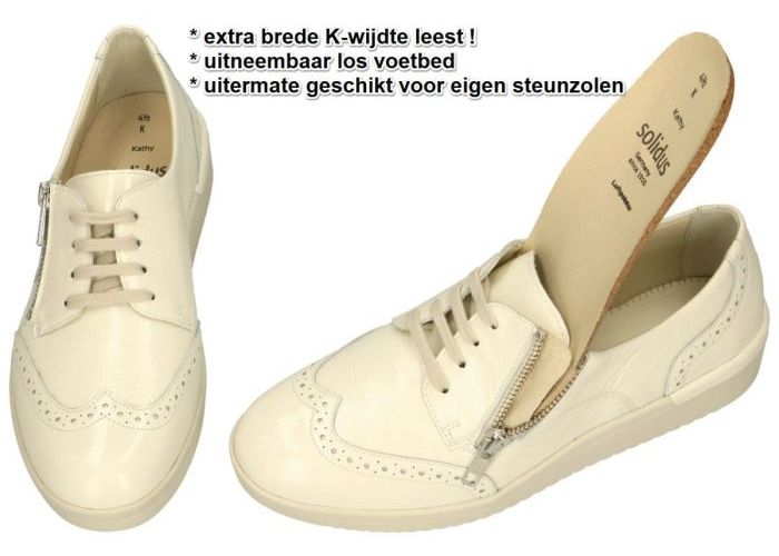 Solidus 51002-10052 KATHY (K) lage gesloten schoenen crÈme