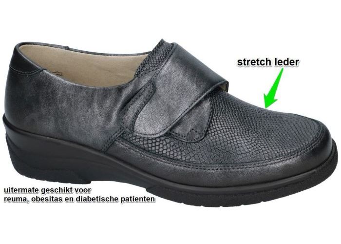 Solidus 26530-20266 HEDDA lage gesloten schoenen grijs  donker
