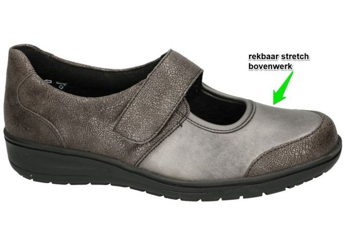 Solidus 27507-20619 HEAVEN (H) lage gesloten schoenen grijs  donker