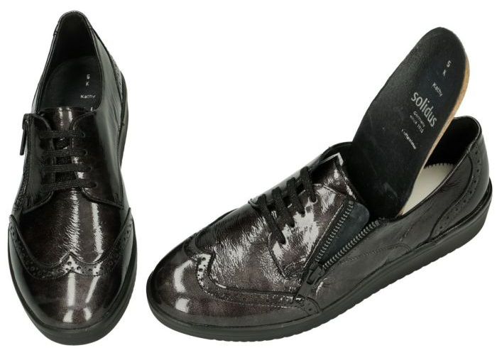 Solidus 51002-20783 KATHY (K) lage gesloten schoenen grijs  donker