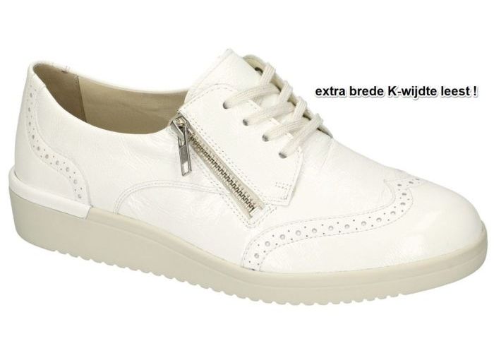 Solidus 51002-10158 KATHY lage gesloten schoenen wit