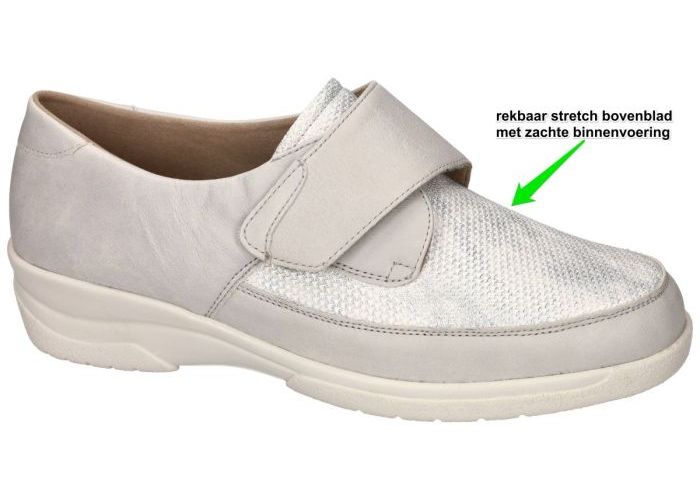 Solidus 26530-10298 HEDDA (K) lage gesloten schoenen zilver