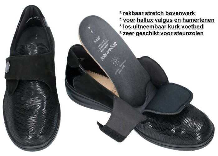 Solidus 29505-00791 KATE (K) lage gesloten schoenen zwart