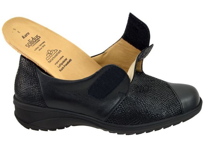 Solidus 420003-00308 KARO lage gesloten schoenen zwart