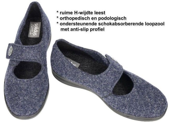 Solidus 27040-80242  HEAVEN 040 pantoffels blauw donker