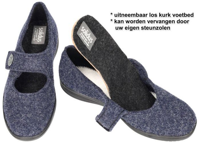 Solidus 27040-80242  HEAVEN 040 pantoffels blauw donker
