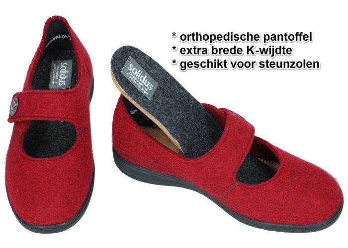Solidus 29066-50287  KATE pantoffels roze donker
