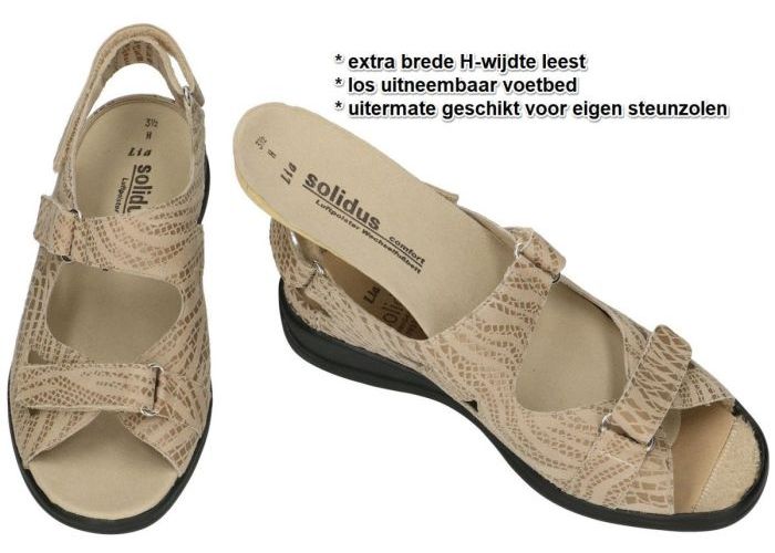 Solidus 73141-40420 LIA sandalen beige
