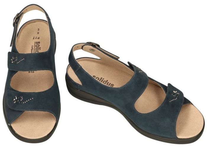 Solidus 73148-80033 LIA  (H) sandalen blauw donker