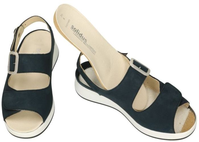 Solidus 75032-80033 HANNAH  (H) sandalen blauw donker