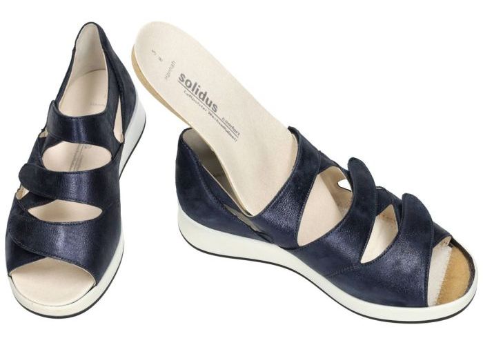 Solidus 75036-80722 HANNAH  (H) sandalen blauw donker