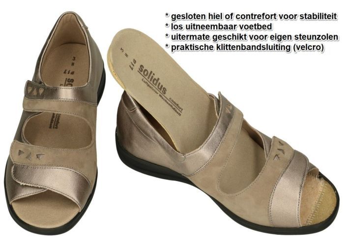 Solidus 73081 - 40506 LIA (H) sandalen brons