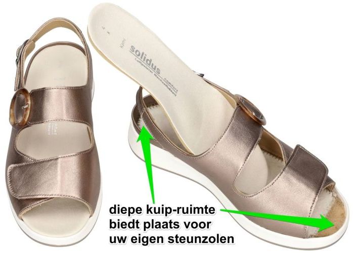 Solidus 79105 -  KAMI 105 sandalen champagne 