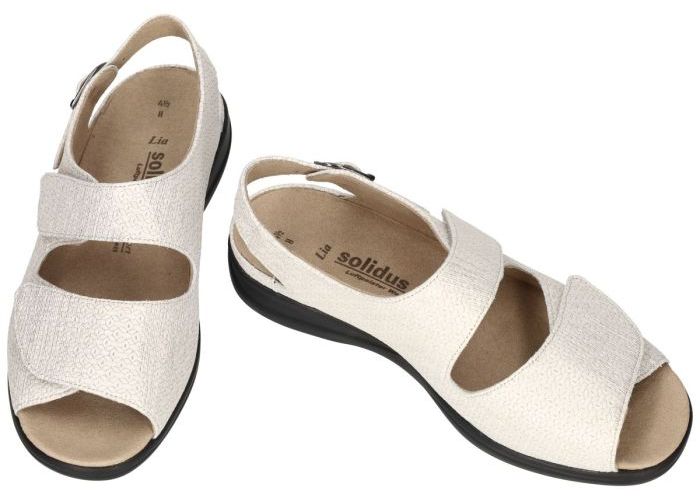 Solidus 73038 -  LIA 038  (H leest) sandalen off-white/ecru/parel