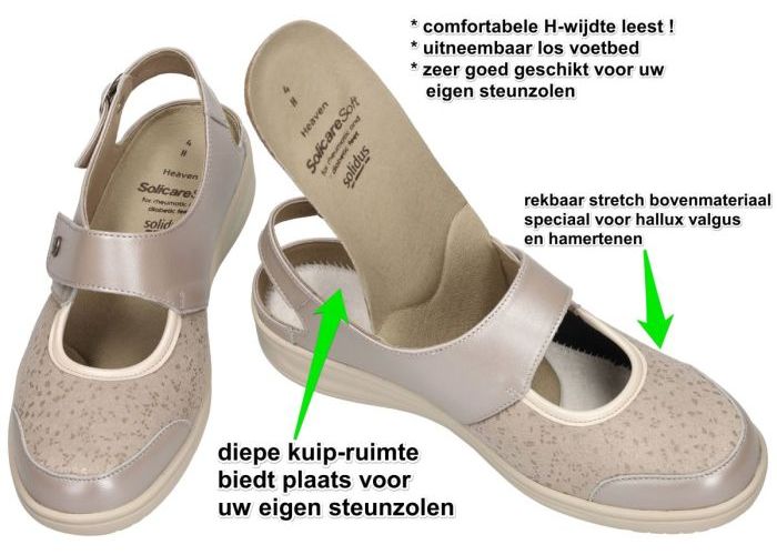 Solidus 27500 -  HEAVEN 500 (H) sandalen zandkleur