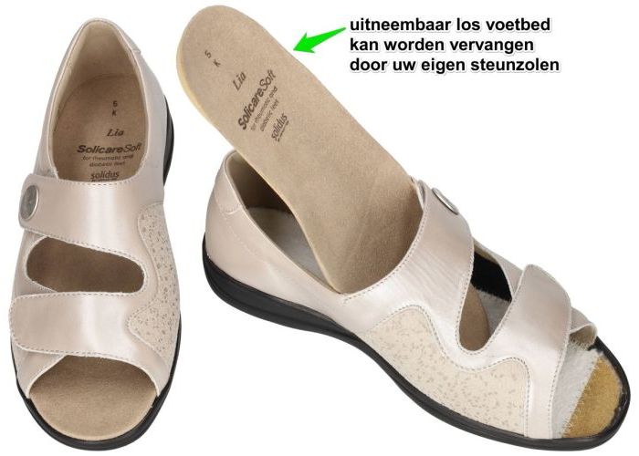 Solidus 73501-40558 LIA 501 sandalen zandkleur