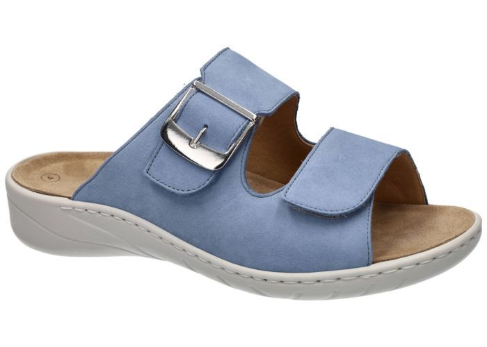 Solidus 20187 Wellness Spezial slippers & muiltjes blauw licht