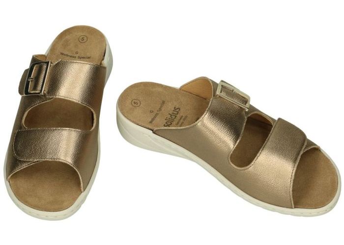 Solidus 20187 Wellness Spezial slippers & muiltjes goud
