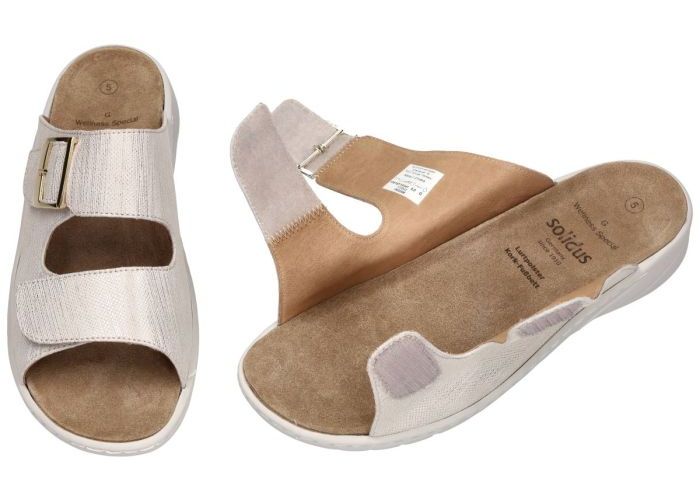 Solidus 20187 Wellness Spezial slippers & muiltjes off-white/ecru/parel