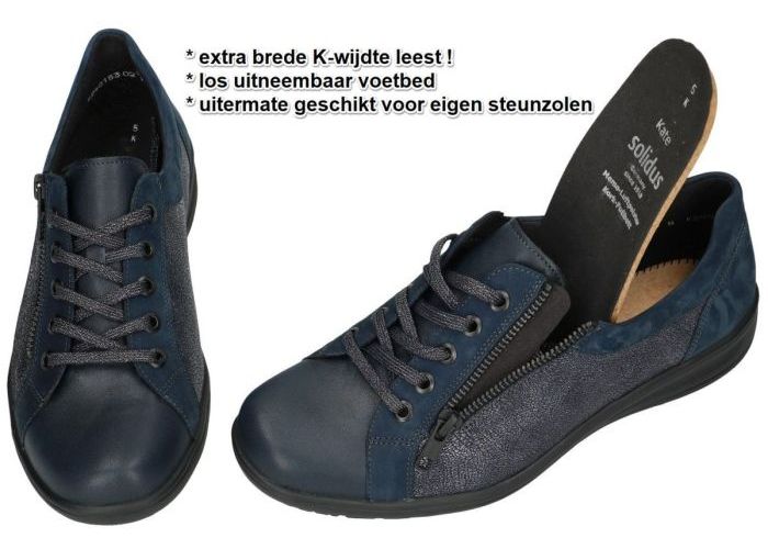 Solidus 29001-80378 KATE (K) sneakers  blauw donker