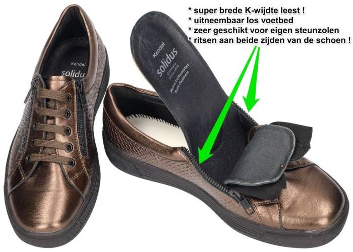 Solidus 30135-30778 KENDAL (K) sneakers  brons