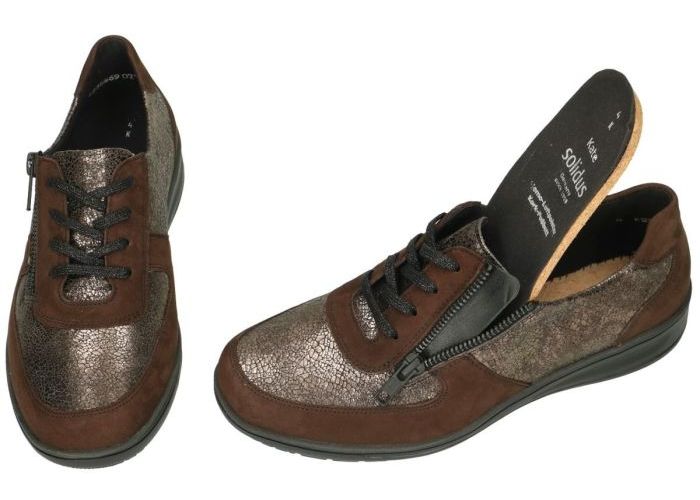 Solidus 29012-30485 KATE sneakers  bruin donker