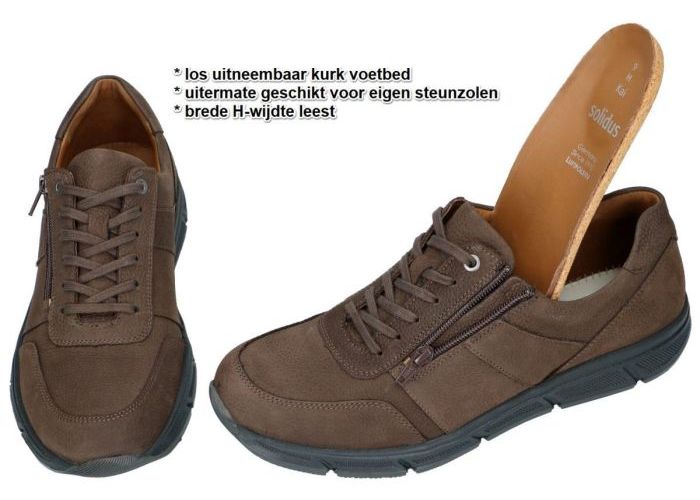 Solidus 67001-30221 KAI (H) sneakers bruin donker