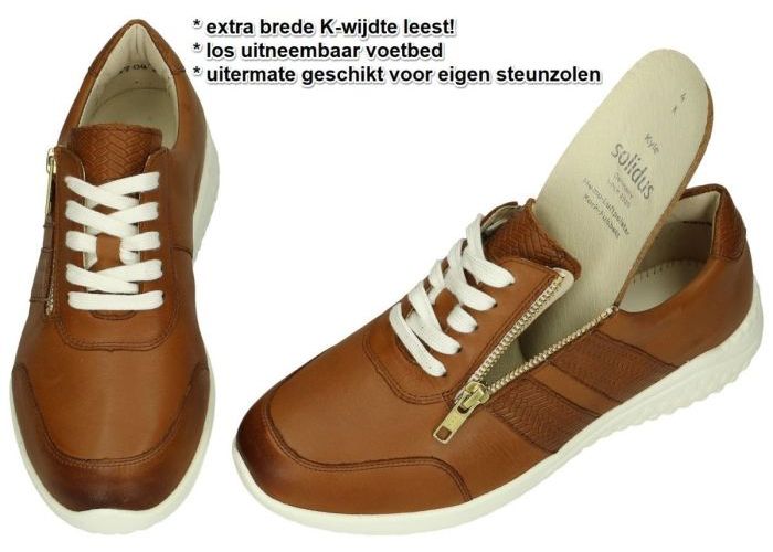 Solidus 60000-30510 KYLE (K)  sneakers  cognac/caramel