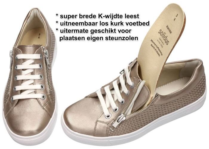 Solidus 30135 KENDAL weite K sneakers  goud