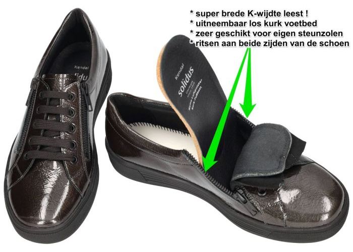 Solidus 30135-21002 KENDAL (K) sneakers  grijs  donker