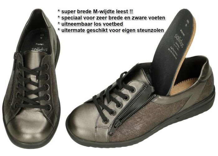 Solidus 49000-20849 MAREN (M) sneakers  grijs  donker