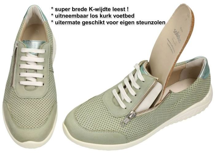 Solidus 60003-70279 KYLE (K) sneakers  groen licht