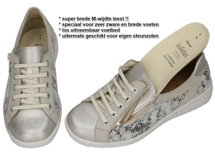 Solidus 49000-20658 MAREN sneakers  zilver