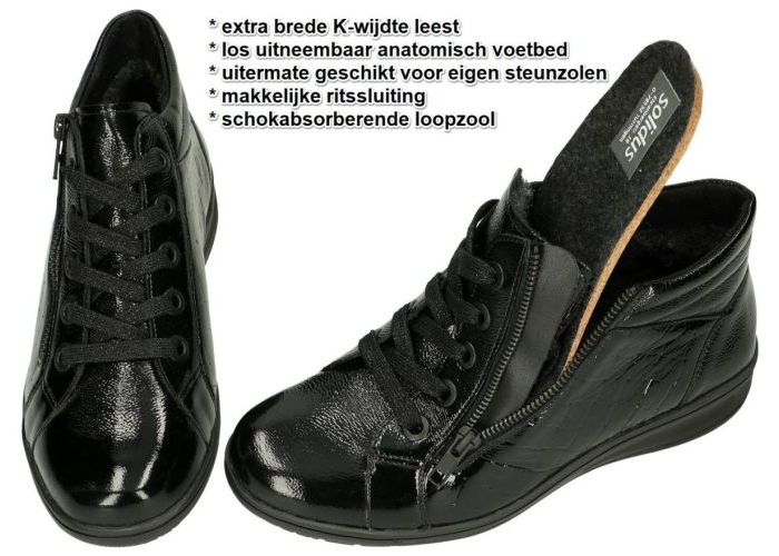Solidus 29093-01097 KATE (K) sneakers  zwart