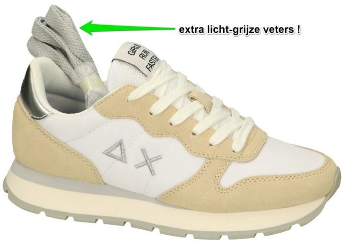 Sun68 Z34202 ALLY GOLD SILVER sneakers  beige