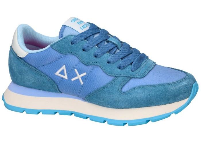 Sun68 Z35201 ALLY SOLID NYLON sneakers  blauw licht