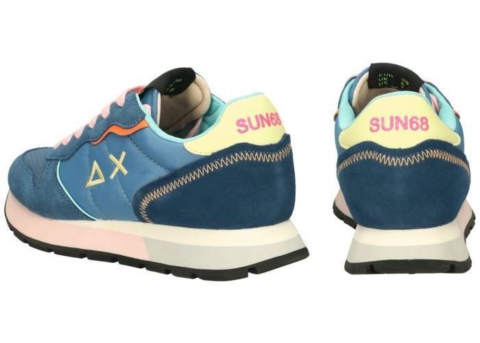 Sun68 Z34204 ALLY Color Explosion sneakers  blauw