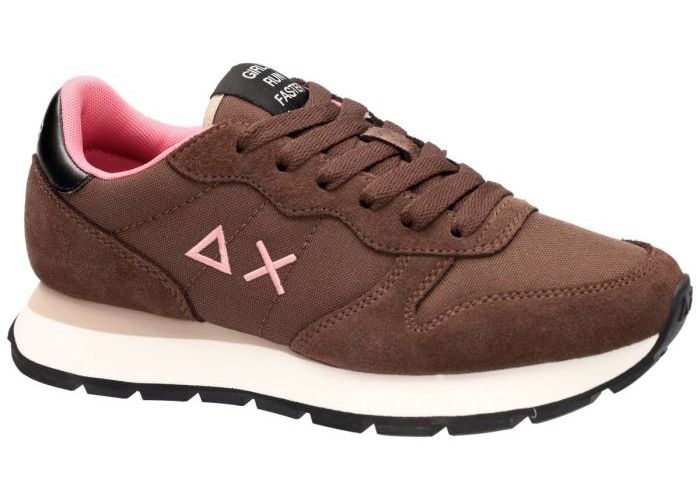 Sun68 Z45201 ALLY SOLID  sneakers  bruin donker