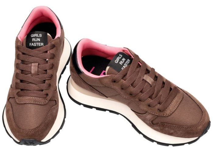 Sun68 Z45201 ALLY SOLID  sneakers  bruin donker