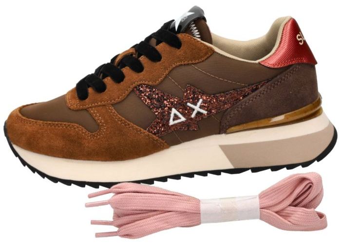 Sun68 Z45217 STARGIRL GLITTER LOGO sneakers  bruin