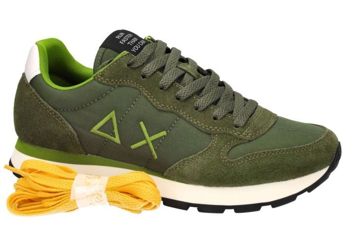 Sun68 Z44101 TOM SOLID sneakers groen donker