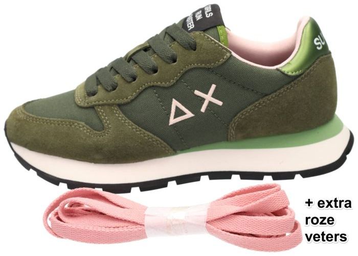 Sun68 Z45201 ALLY SOLID  sneakers  groen olijf