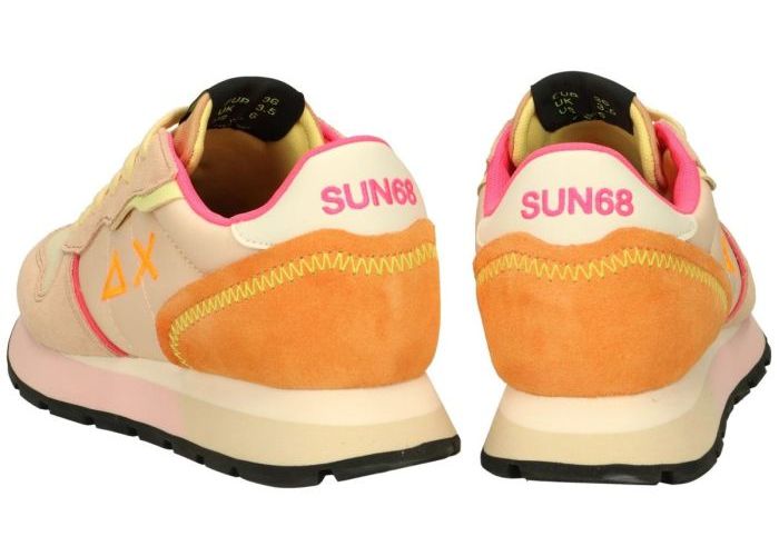 Sun68 Z34204 ALLY Color Explosion sneakers  perzik roze