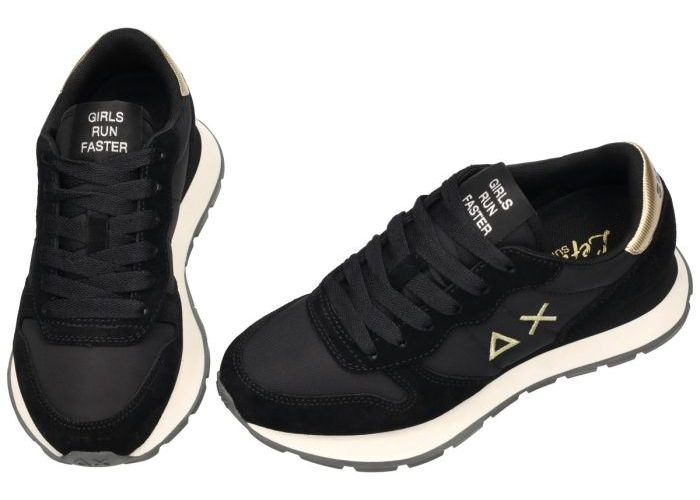 Sun68 Z45202 ALLY GOLD SILVER sneakers  zwart