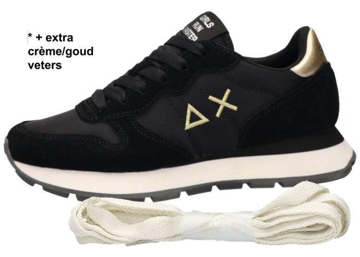 Sun68 Z45202 ALLY GOLD SILVER sneakers  zwart